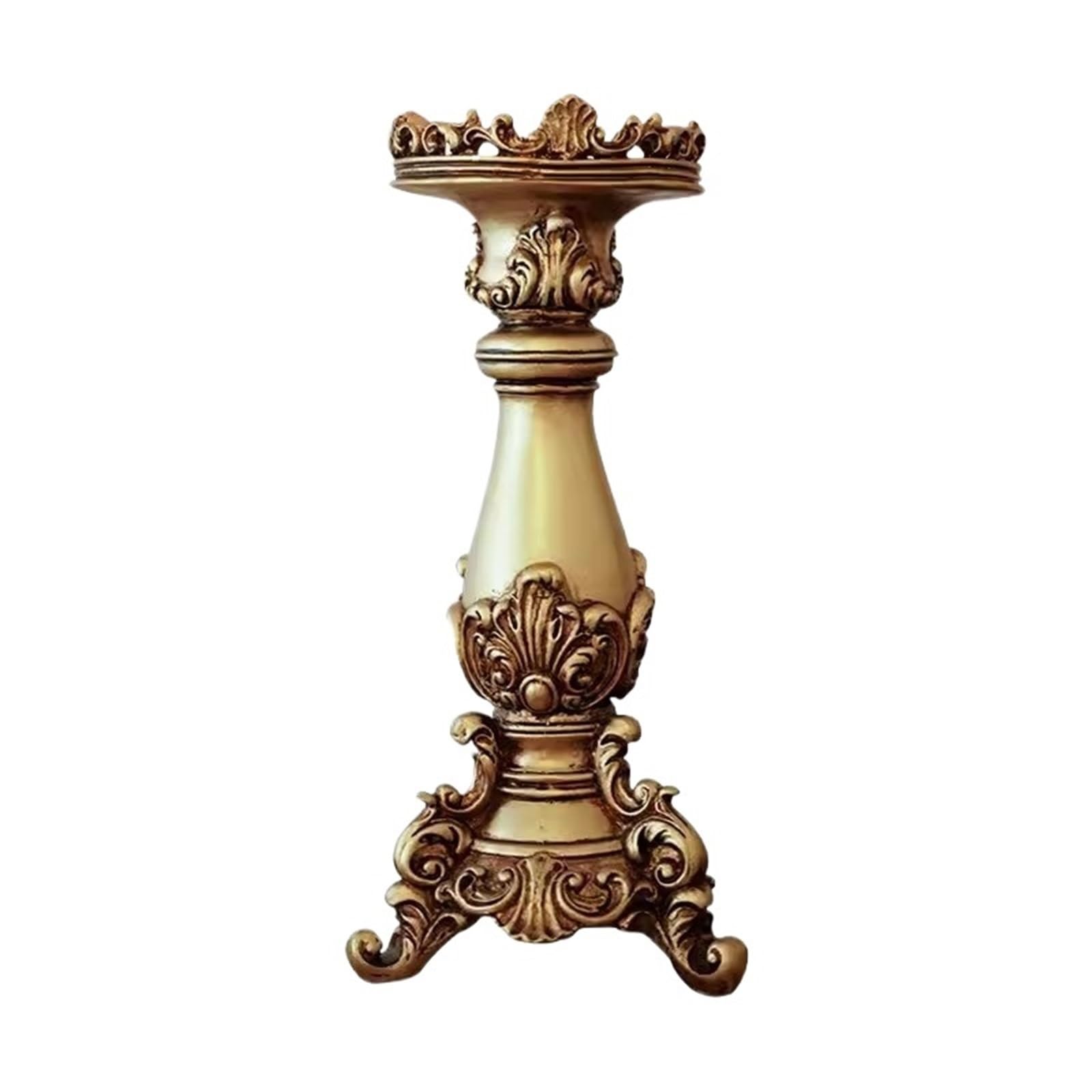 Bougeoir romain ange doré en sculpture un cadeau vintage d'exception