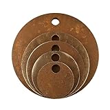 AR500 Steel Circle Shooting Targets 5-Pack (3', 4', 5', 6', 8') - 1/2' Thick, Rifle-Rated by HDSteelTargets