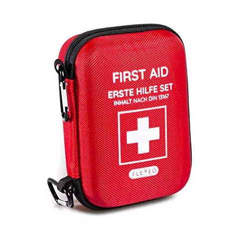 Erste Hilfe Set Outdoor nach DIN 13167 inkl. App - Reiseset für Unterwegs - Wandern - Camping - Motorrad - Fahrrad - First Aid Kit für Survival und Notfall Cover