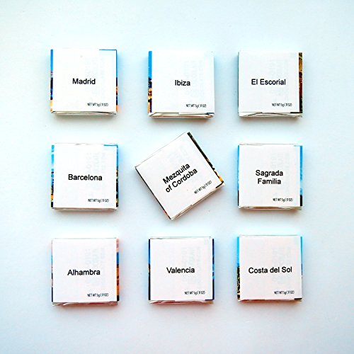 Spain Chocolate Gift Set - 1 Box, 5X5 Inches - (Beach Prime) #TOP3