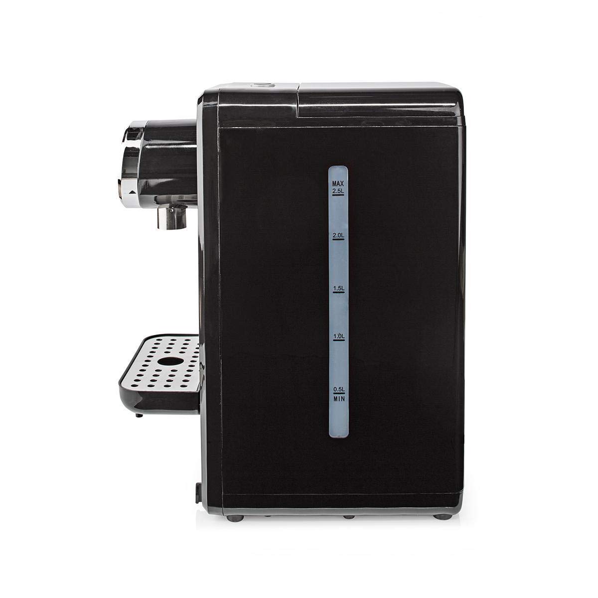 Nedis KAWD100FBK Dispenser di Acqua Calda – 2,5 L – 2600 W – Erogazione istantanea – Comando con un solo pulsante – Nera