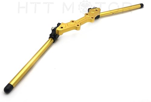 Miniatura 3 de HTTMT HB-YMT07-A- Juego de manillares de placa adaptadora con clip compatible con MT-07 FZ-07 2014-2017 Oro