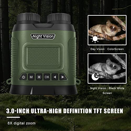 Jumelles infrarouges 2.5K avec zoom 8X pour observation - 3