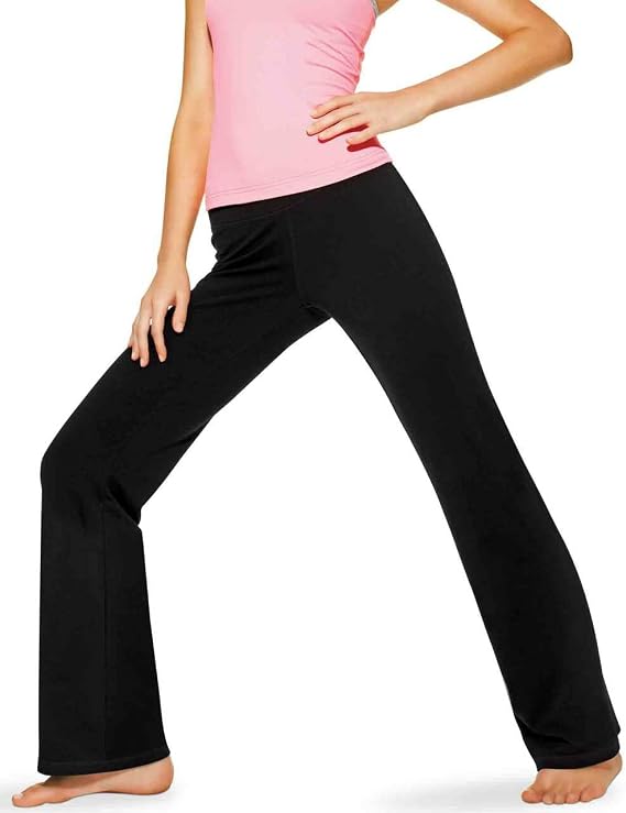 Details about &nbsp;Women Wide Leg Flare Foldover Yoga Pants Comfy Stretch Soft Gym Workout Leggings