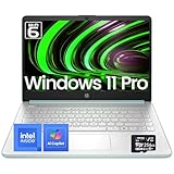 HP 2025 14 Inch Ultra Light Laptop, Stylish Willow Green, Intel Processor N150, 16GB RAM, 384GB Storage(128GB UFS+256GB MSD), Wi-Fi 6, Windows 11 Pro, Copilot Key