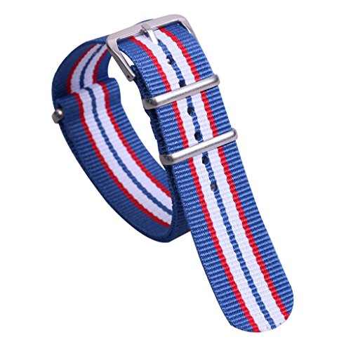 AUTULET Colorful Durable Stylish Nylon Style Watch Straps Bands Replacements for Men Women