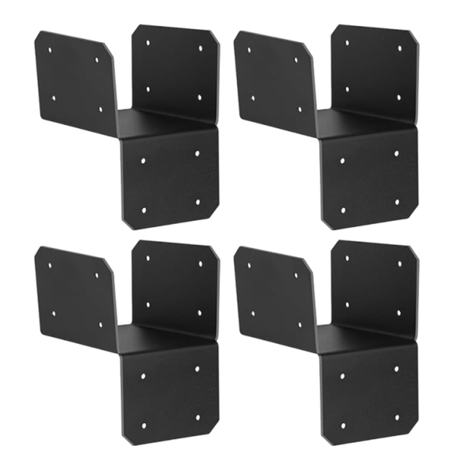 Supports de poutre 4x4 en acier renforcé pour construction de terrasse et pergola de jardin
