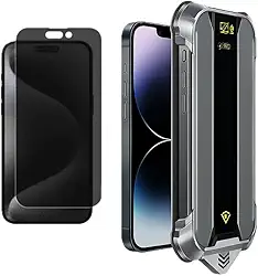 Película de Privacidade 3D Com Aplicador Para iPhone 13/14 / 16E