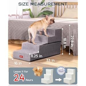 BurgeonNest-Dog-Stairs-for-Small-Dogs-Extra-Wide-Dog-Steps-for-Bed-and-Couch-Climbing-Folding-Pet-Stairs-with-Removable-Washable-Cover-Anti-Slip-Bottom-4-Step - Cucciolini Doodles   BurgeonNest-Dog-Stairs-for-Small-Dogs-Extra-Wide-Dog-Steps-for-Bed-and-Couch-Climbing-Folding-Pet-Stairs-with-Removable-Washable-Cover-Anti-Slip-Bottom-4-Step
