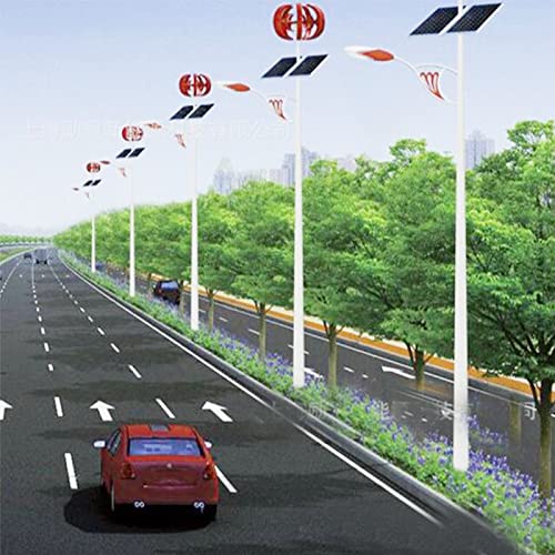 HYZHANHONG 12V-220V 10000W Turbina eólica Gerador de eixo vertical + Kits de painel solar Terno para