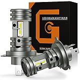 【Enfriamiento rápido】 La faros led utilice el Turbo ventilador silencioso de alta velocidad. El ventilador se sustituye por COBRE ROJO (COBRE NO NORMAL) y el aluminio, por lo que el rango de disipación de calor es más ancho y es más estable. Cuerpo de la lámpara está hecho de 6063 aluminio aeroespacial con disipador de calor refinado, para ayudar a disipar el calor generado por los h4 led faros delanteros，y garantiza que la vida útil de la bombillas H4 exceda las 50,000 horas.