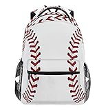 Oarencol Sport Baseball Softball Pattern Backpacks School Book Travel College Shoulder Bag