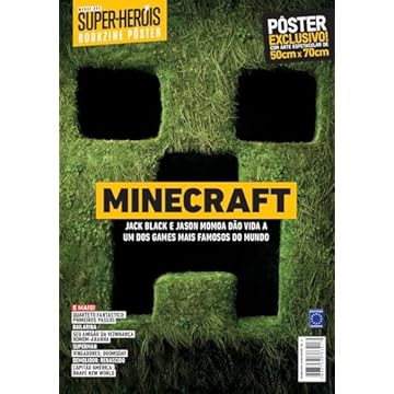 Capa do livro Minecraft - O Filme - Superpôster Mundo dos Super-Heróis