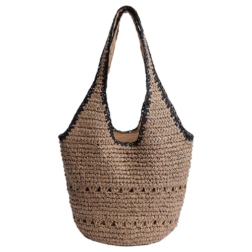 Sac à bandoulière en paille spacieux contre le manque de place