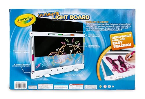 Crayola 74-7245 Ultimate Light Board - White, Kids Drawing Tablet thumb #6