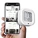 COZHYESS Thermometer Hygrometer, Bluetooth 5.0 Mini Termometro Senza Fili, con Bluetooth, con Sensore di Umidità e Temperatura Interna, con Avvisi Di App, per Casa, Garage, Serra, Ufficio
