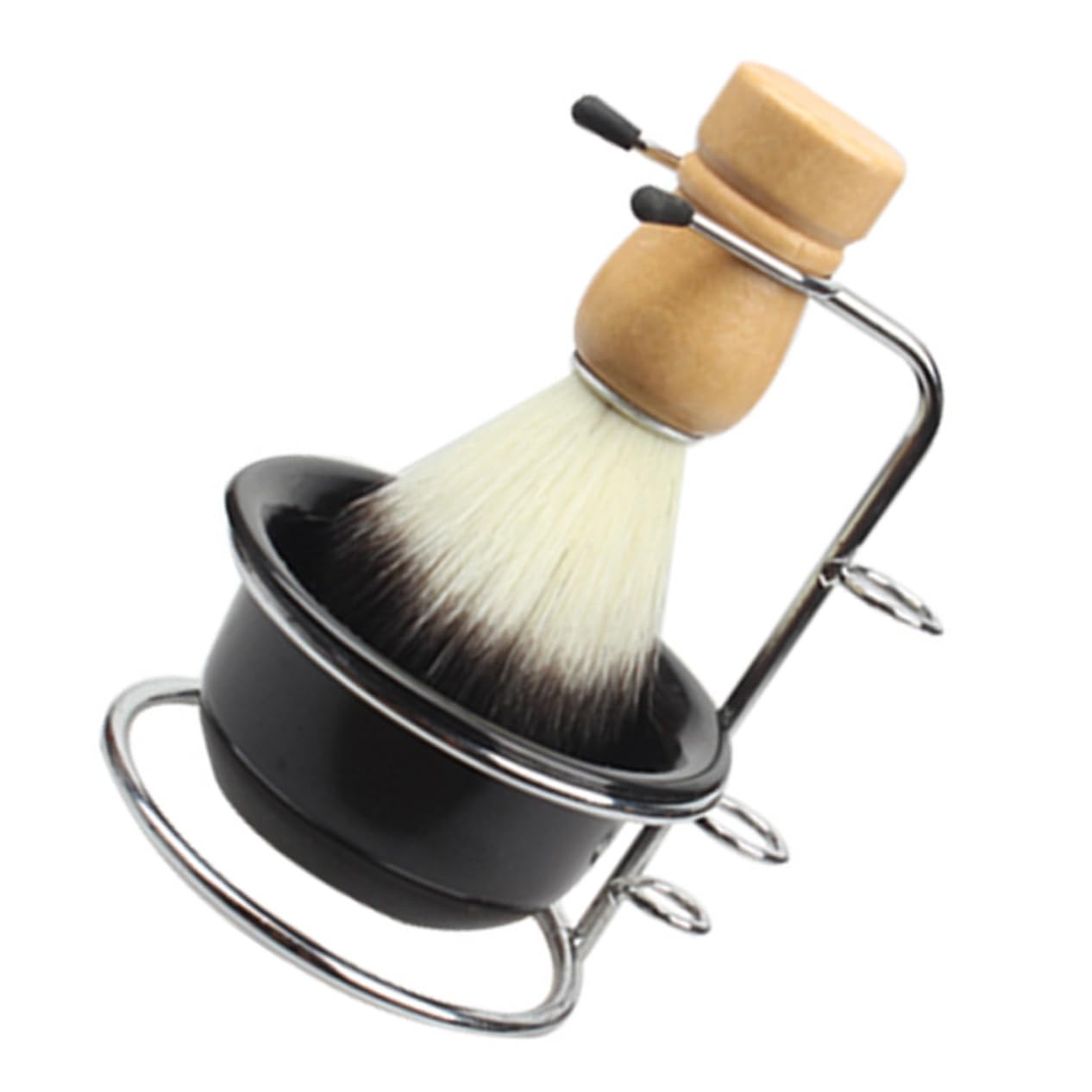 WOFASHPURET 1 Set Shaving Brush with Shaving Bowl and Stand Stylish for Men Father Day Birthdays and Holidays Enhanced Lathering Experience