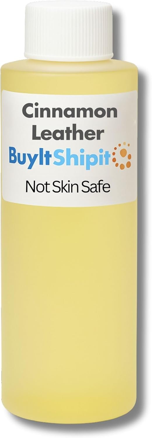 Buyitshipit - Cinnamon Leather from Our Leather Collection - Perfect for Adding Aroma to Freshies, Candles, and Diffusers - 4 oz