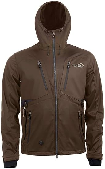 ARRAK OUTDOOR Mens Akka Softshell Jacket Hiking & Windproof Dog Owner perfect Training Apparel - 7 Pockets