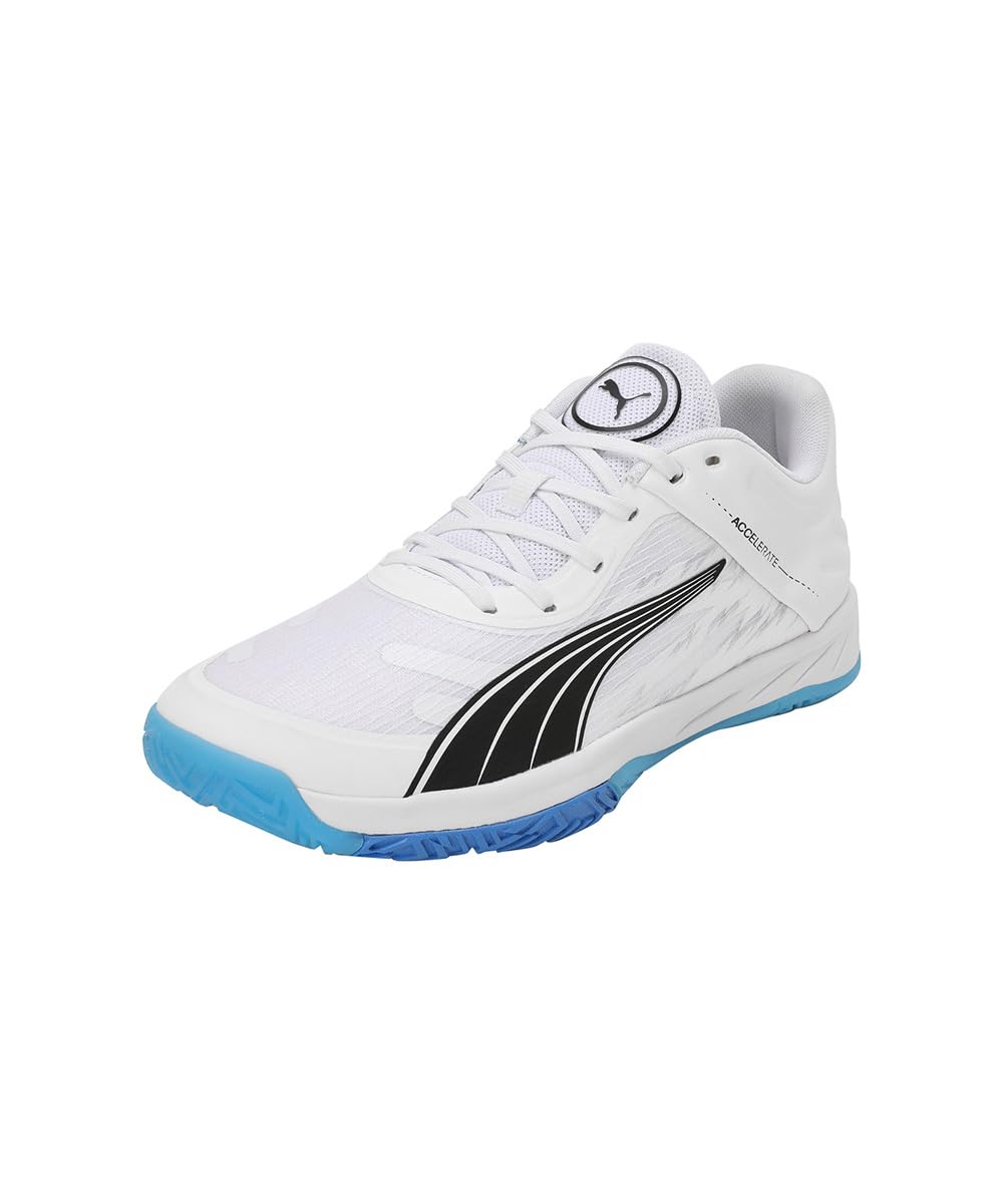 PUMA(???) Men's Shoes Soccer Cleats, Puma White/Blue Maging (02), 22.0 cm