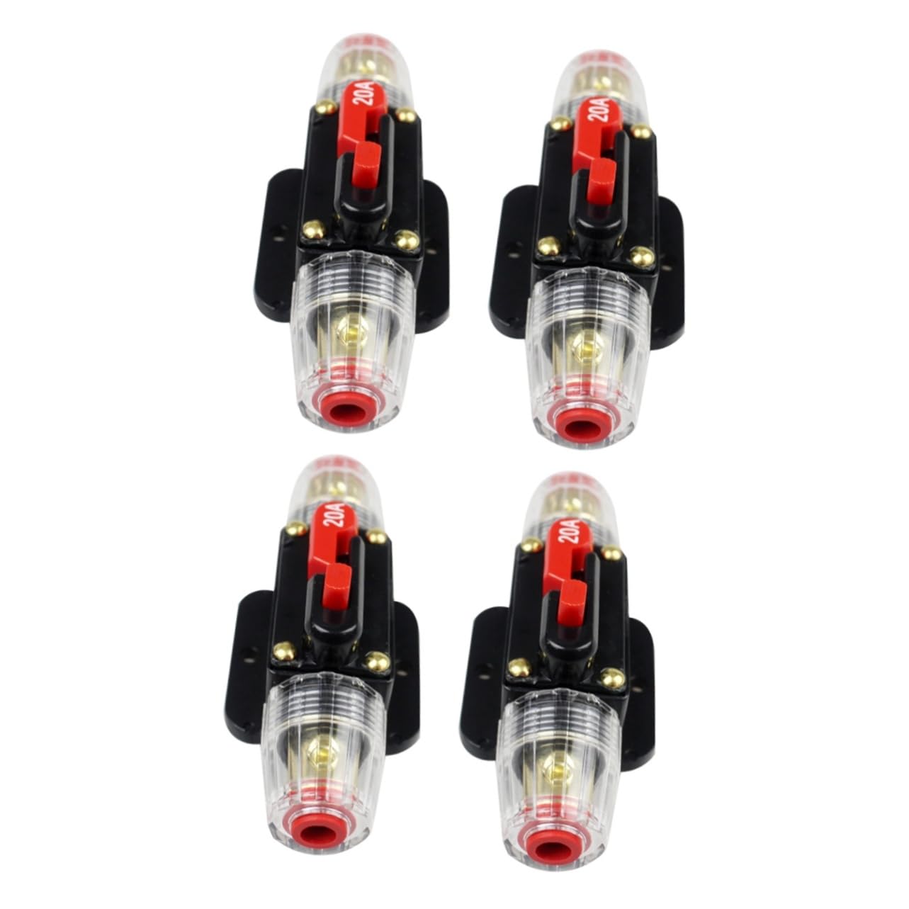 Cortacircuitos automáticos de coche OUNONA para solucionar sobrecargas eléctricas en audio y barcos 8
