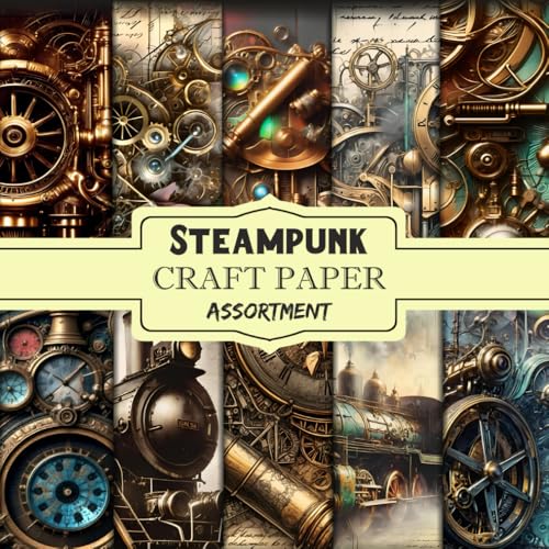 Steampunk Craft Paper Assortment