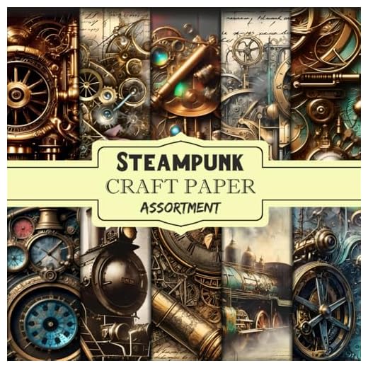 Steampunk Craft Paper Assortment