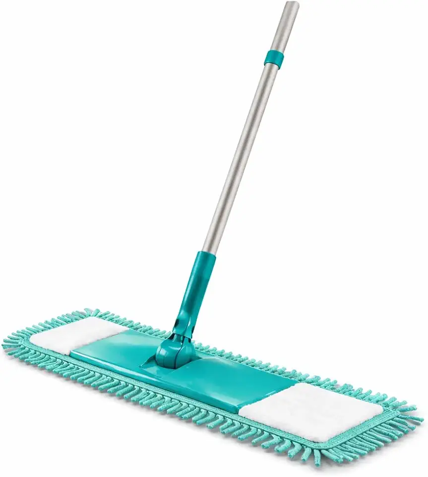 Mop Flat com Refil de Microfibra Lavável 360° – Limpeza Rápida sem Esforço para Porcelanato e Piso Frio