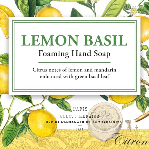 Image of Michel Design Works Foaming Hand Soap, Lemon Basil, 1-Pack, 17.8 Fl oz Each