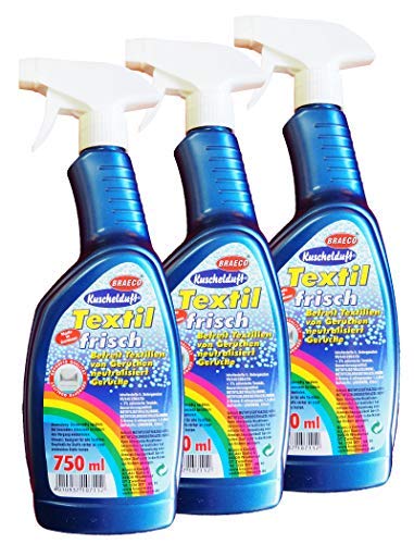 12 x Kuschelduft Textilfrisch 750ml, Textilerfrischer, Textildeo, Gewebe-Deo