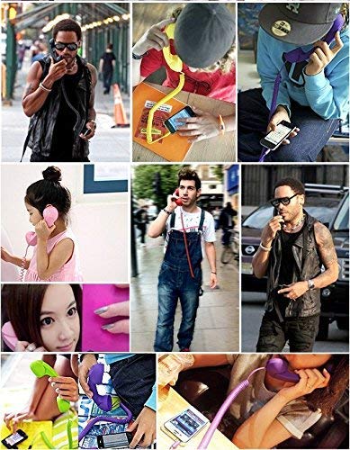 Image of GION Radiation Free Telephone Style Phone Coco Phone 3.5mm Wired Retro Handset Receiver Phone (1Pcs) (Multicolor)