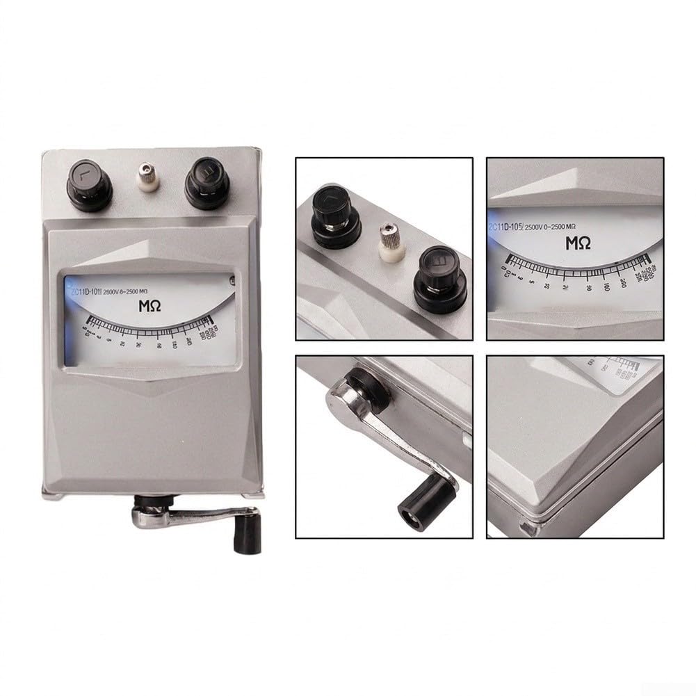 Testeur de résistance d'isolation 1000 V Coque en alliage robuste (ZC11D-10