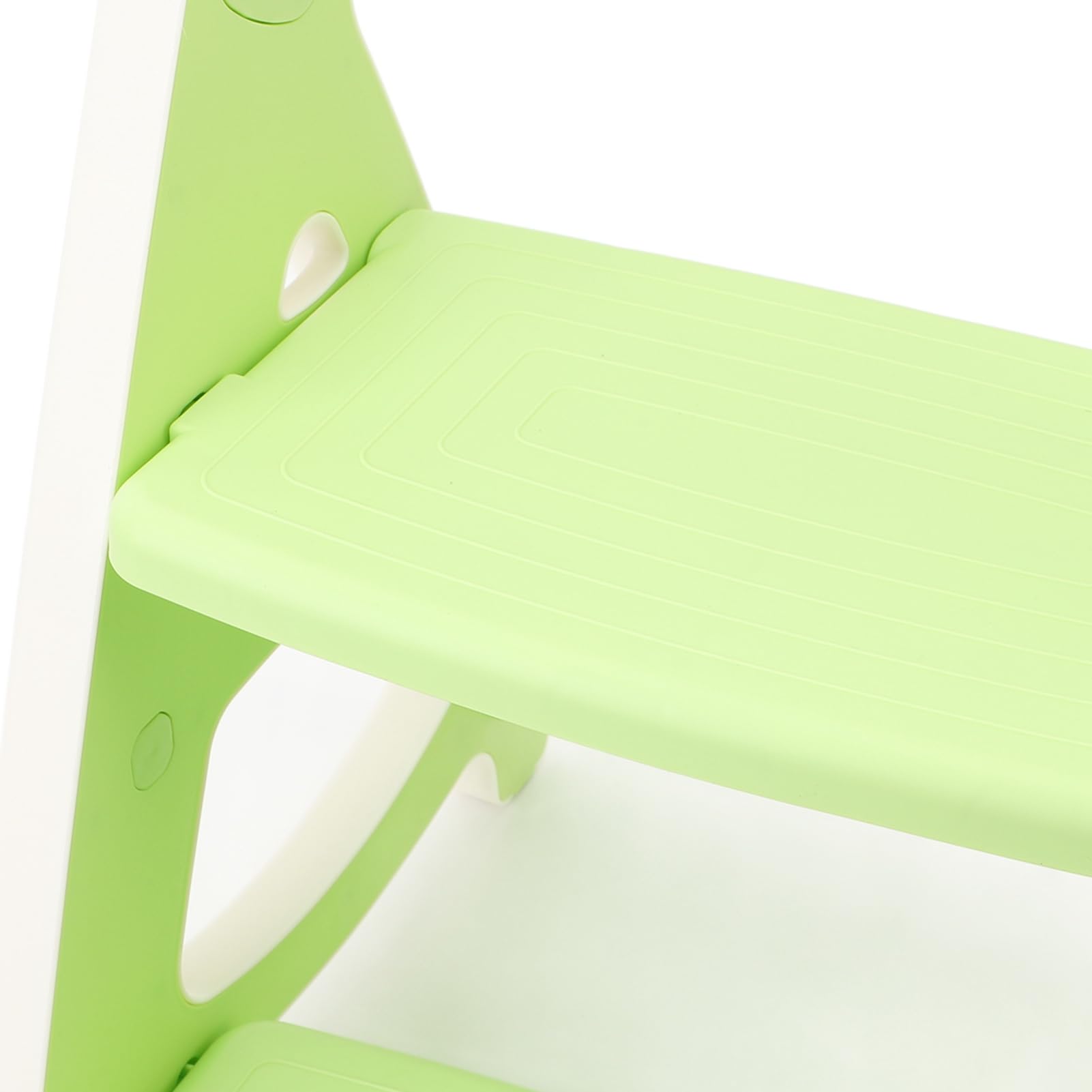 Taburete para Lavabo de baño, Taburete Ajustable de 2 Niveles, Taburete Multifuncional de plástico Antideslizante con asa, diseño de Soporte Triangular Estable para niños