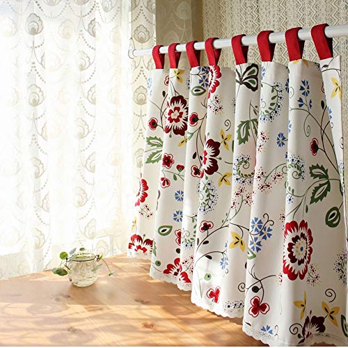 Cortina pequeña decorativa para ocultar el desorden en armarios y cocinas 3