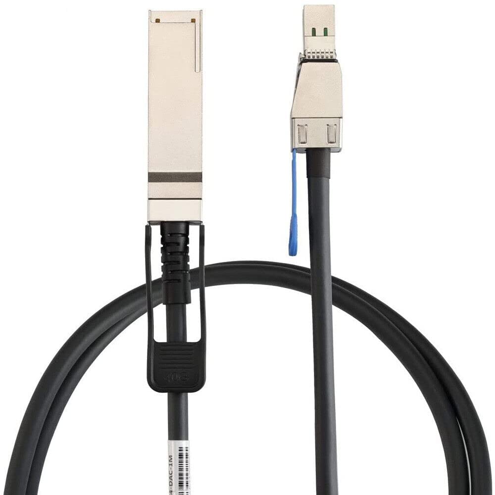 MiniSAS HD SFF-8644 to QSFP 40G SFF-8436 Server Connection Cable (2m,Black)