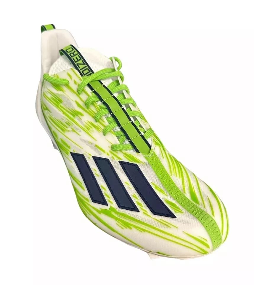 adidas Adizero Men’s Football Cleats 'Seahwaks' (HR1591) - Size 10.5 Green/White