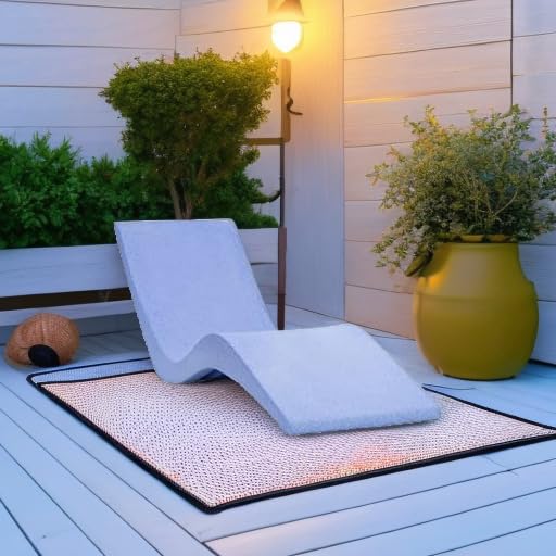 Image of Aqua Outdoors Pool Lounge Chairs, Pool Chairs for in Pool, 9-in Water Depth