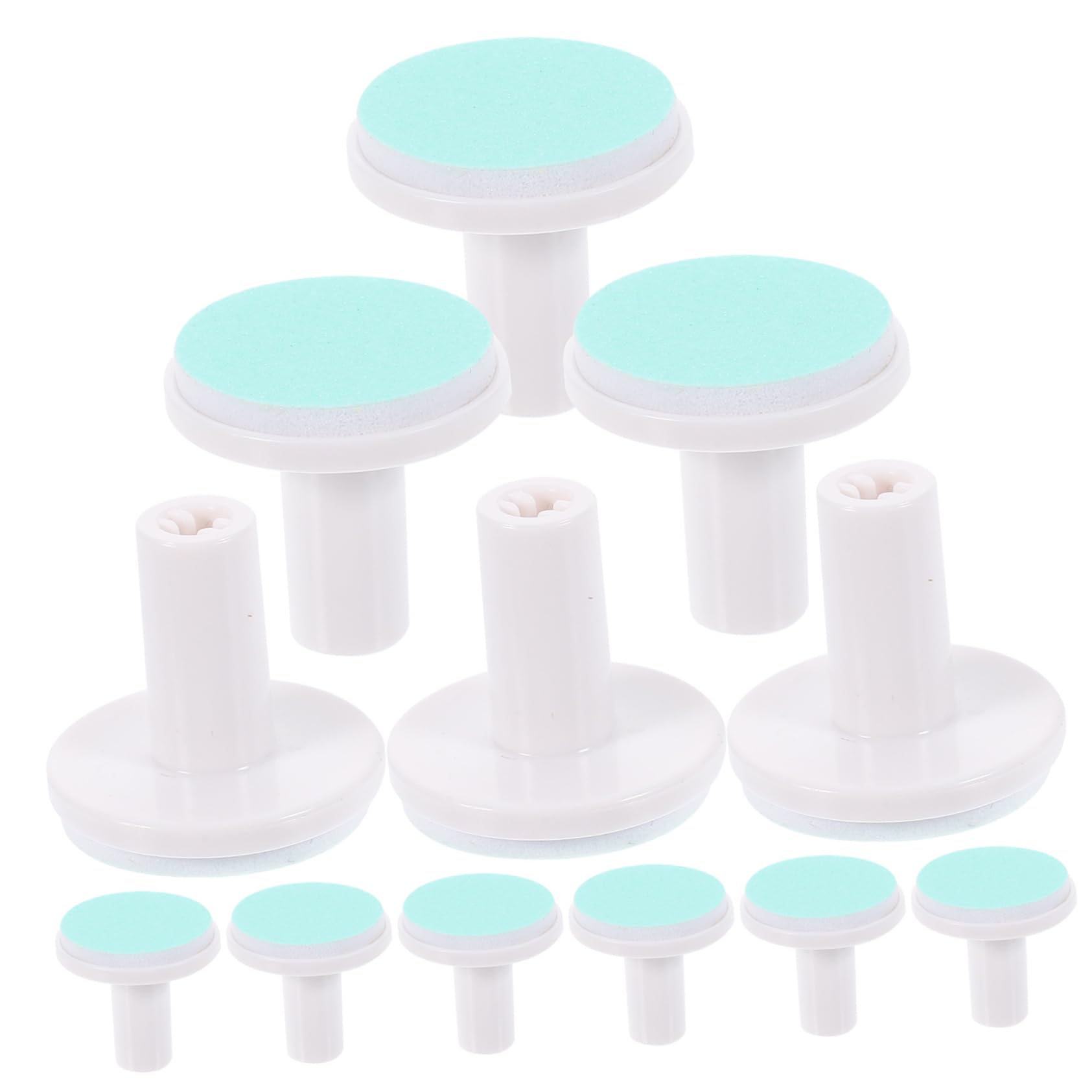 BIUDECO Nail Baby Electric Trimmer Heads Baby Nail Trimmer Infant Nail Tool Grinding Pad Safety for Boys and Girls