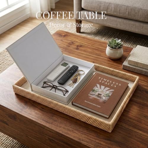 Aesthetic Linen Decorative Books for Home Decor, Set of 2 Fake Books - 3
