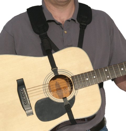Neotech Acoustic Harness, Black, Regular Guitar Strap (8501162) #TOP1