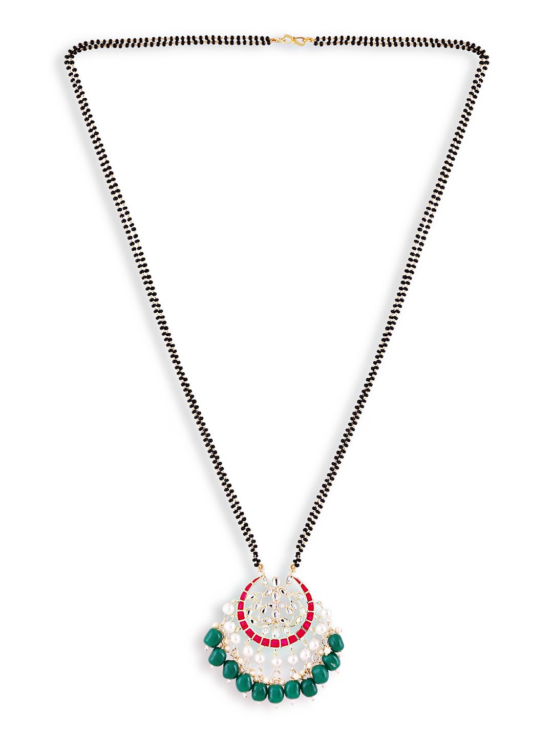 ABDESIGNS Womens Brass Multicolour Hand paint Long Mangalsutra With American Diamond (B0C8B4MJPQ) Amazon Price History, Amazon Price Tracker