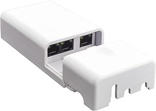 Outdoor 3 Port Passive POE Extender，IP65 Waterproof PoE Repeater,10/100Mbps，2 Channel Ethernet Cat5e/6， IEEE 802.3af/at，PoE Booster, Wall-Mount