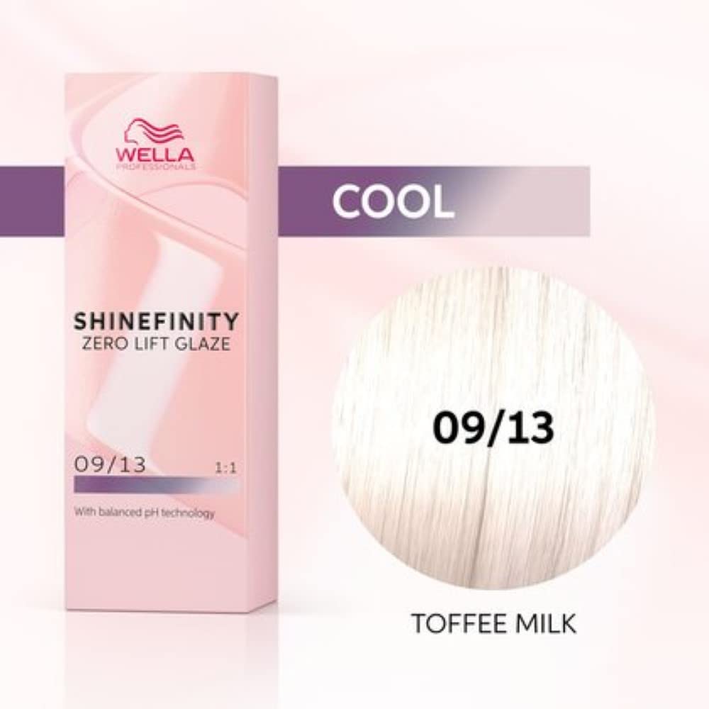 2er Wella Professionals Shinefinity 09/13 Cool Toffee Milk 60ml