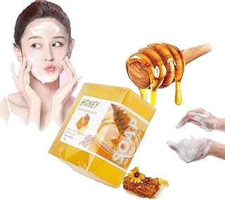 Turmeric Honey Soap Bar, Turmeric Honey Soap Bar for Dark Spots Lavado Essentials, Turmeric Soap Bar for Face & Body, for All Skin Types (Size : 1pcs)