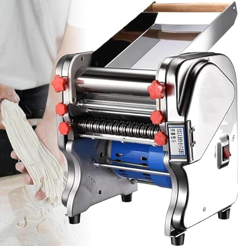 550W Electric Noodle Machine - Automatic Pasta Maker for Spaghetti, Dough Roller for Home &amp; Commercial Use, Perfect for Restaurants and Food Lovers