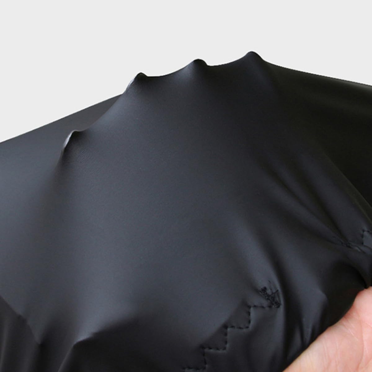 Outanaya Copertura Elastica per Bagagli da Moto Rete Elastica e Ganci, Tessuto Resistente Nero per Ciclismo e Scooter, Protezione Sicura Casco e Piccoli Oggetti