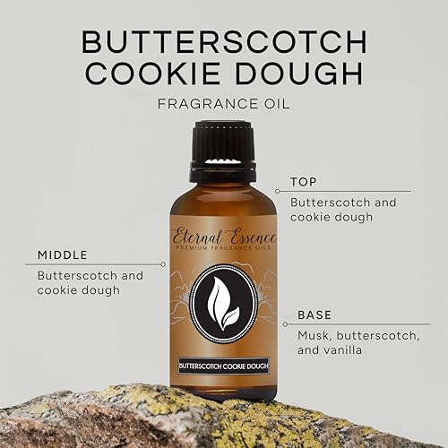 Image of Eternal Essence Oils Butterscotch Cookie Dough 30ml Premium Fragrance Oil - for Candle, Soap Making, Aromatherapy, Diffusers, Home Care, & Humidifiers