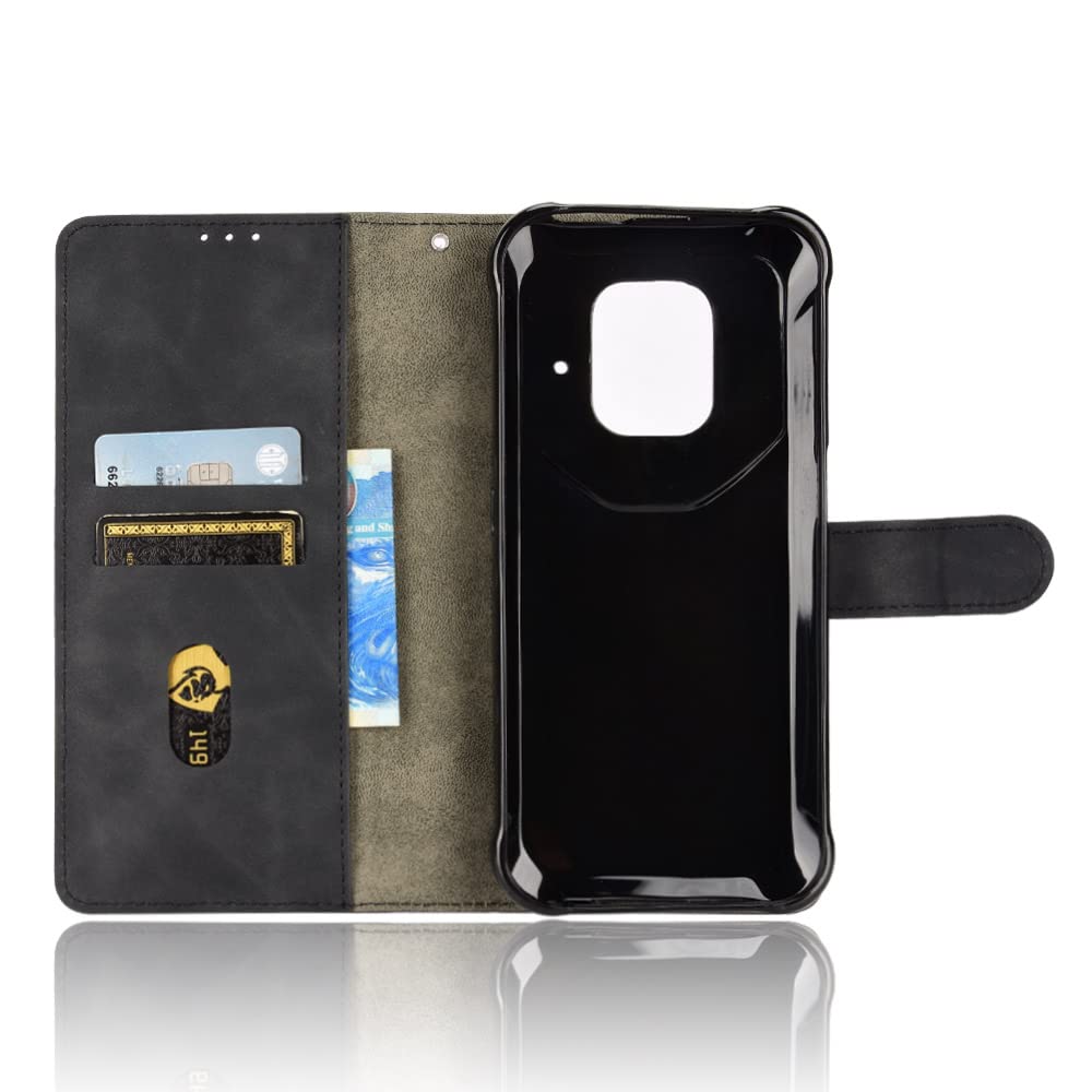 HAOYE Custodia Portafoglio In Pelle Per Ulefone Note 14 / Pro - Con Supporto E Slot Carte (Blu)