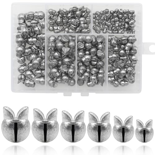 Fishing Weights Sinkers, 250/120pcs Lead Split Shot Fishing Sinkers