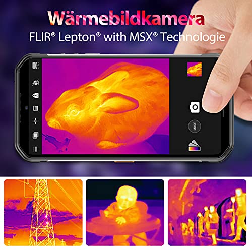 Ulefone Armor 11T 5G Handy integrierte Wärmebildkamera - Android 11 Outdoor Smartphone ohne Vertrag MediaTek Dimensity… – Bild 4